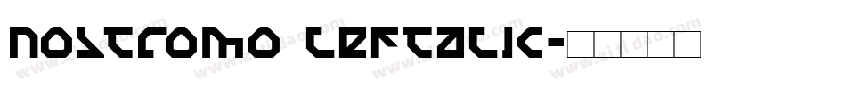 Nostromo Leftalic字体转换